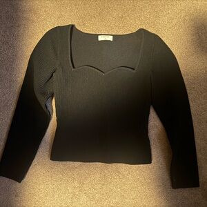 Babaton Sculpt Knit Sweetheart Longsleeve